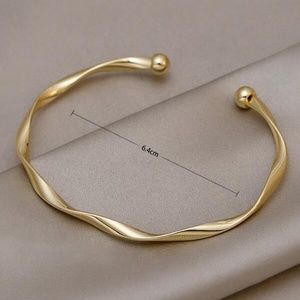 Gold Cuff Bangle
